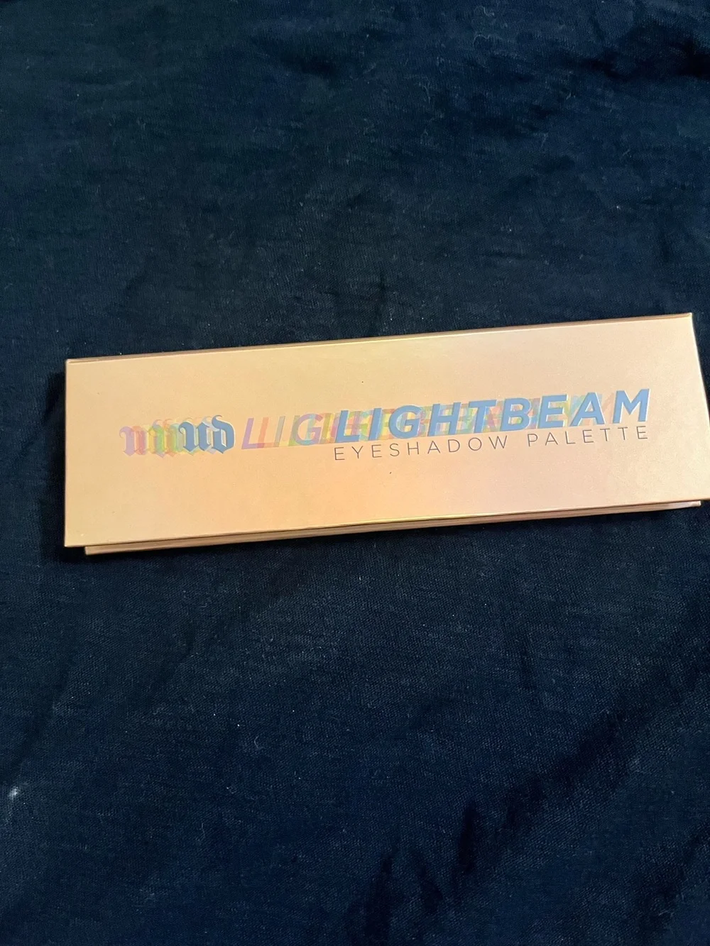 Urban Decay Lightbeam Eyeshadow Palette - Rose Gold Holographic Logo